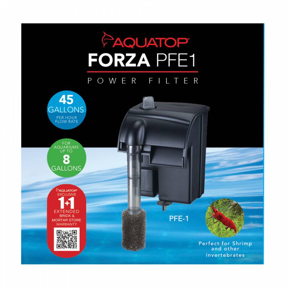 Aquatop PFE-1 Forza Power Filter – 45 GPH