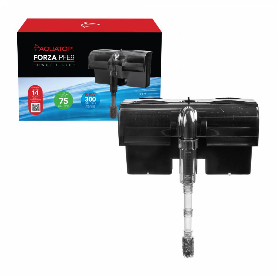Aquatop PFE-9 FORZA Power Filter – 300 GPH