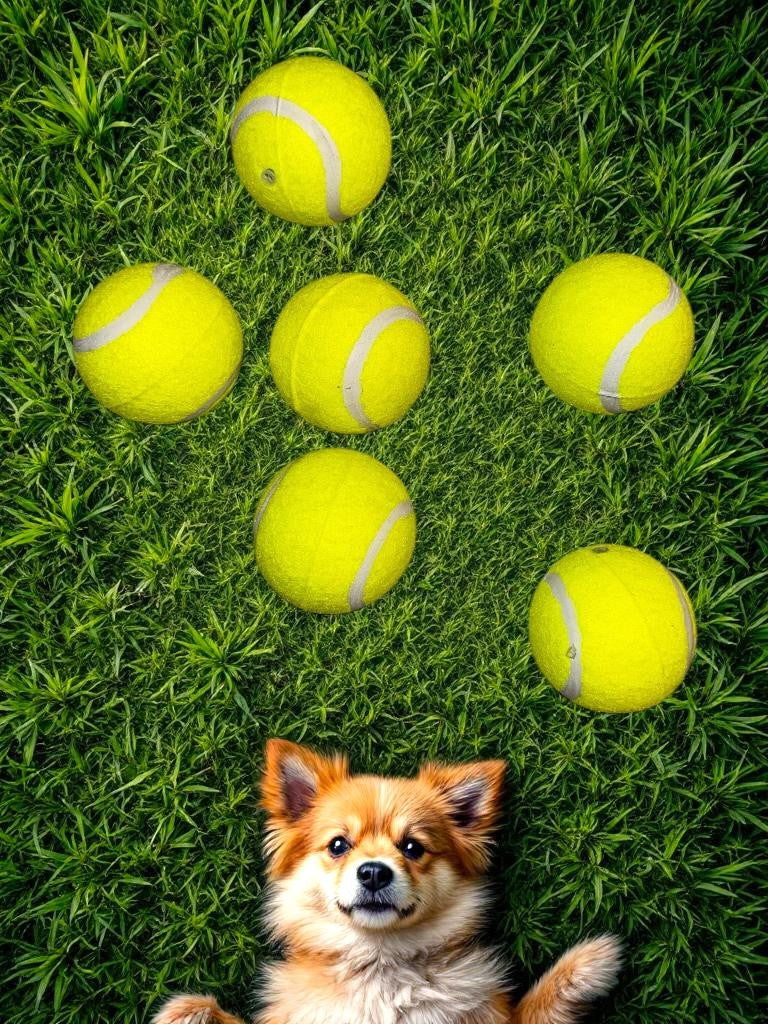 Tennis Ball Yellow, 3 Pack