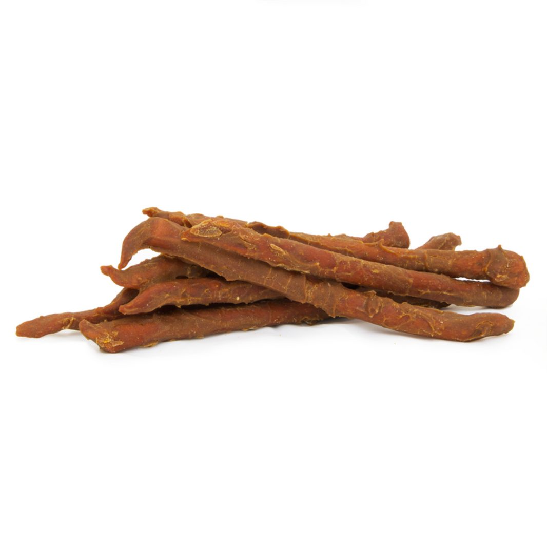 Sweet Potato Dipped in PB Sticks