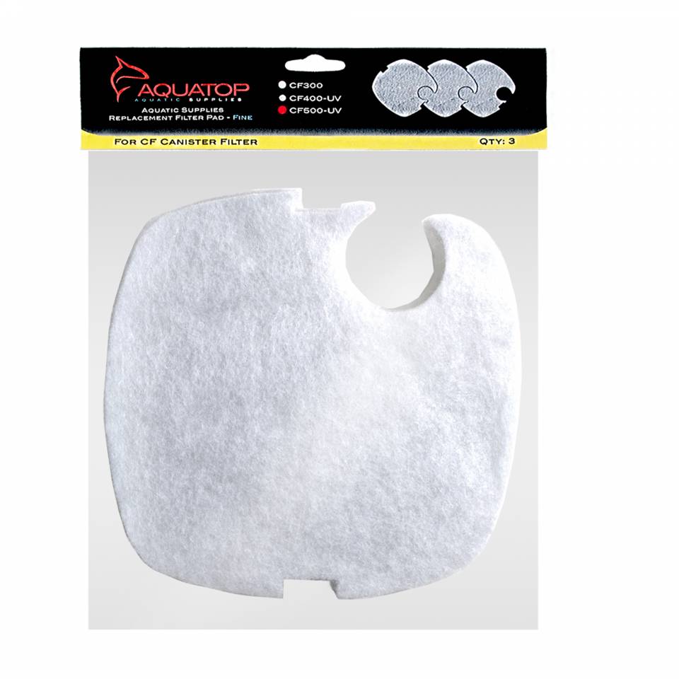 Aquatop RFP-CF500UV Replacement Fine Filter Pad – 3-Pack
