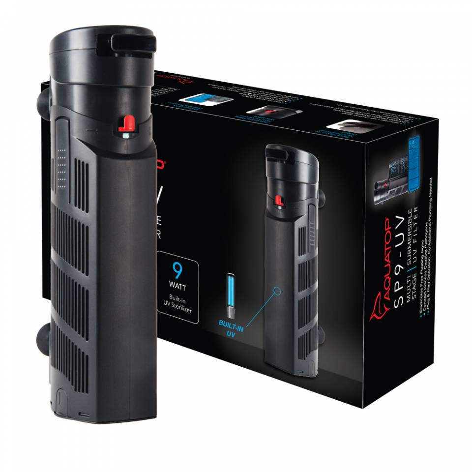 Aquatop SP9-UV Submersible UV Filter – 90 GPH