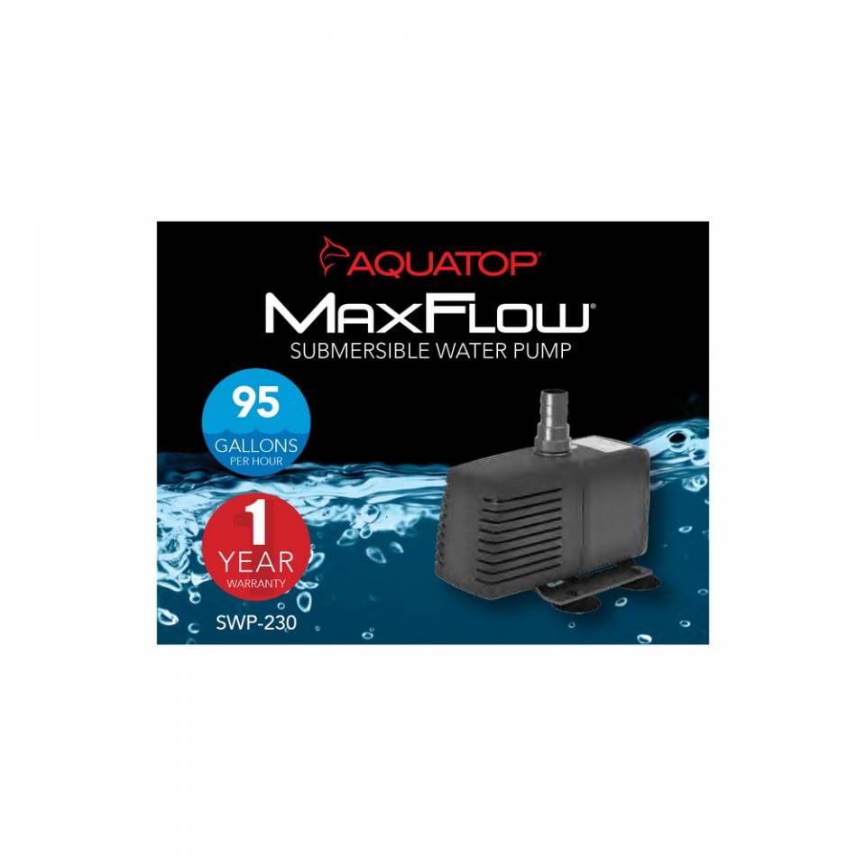 Aquatop SWP-230 MaxFlow Submersible Pump – 95 GPH