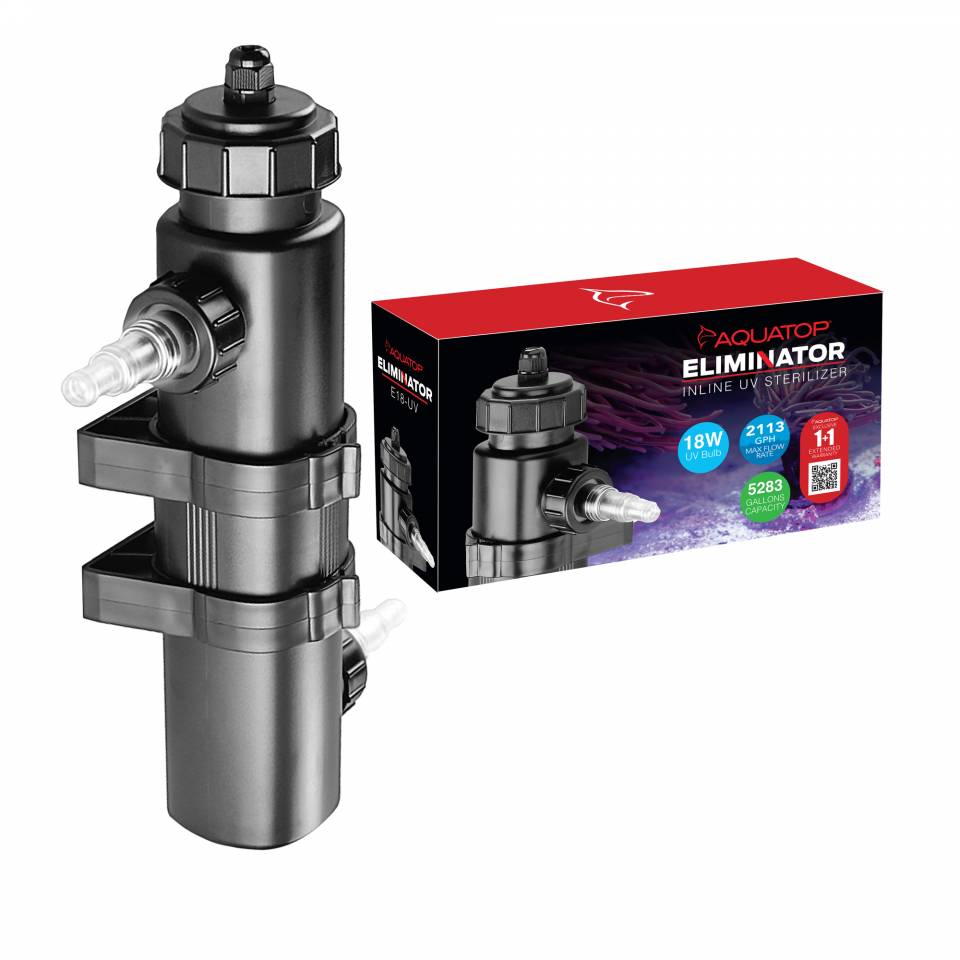 Aquatop E-18 Eliminator Inline UV Sterilizer