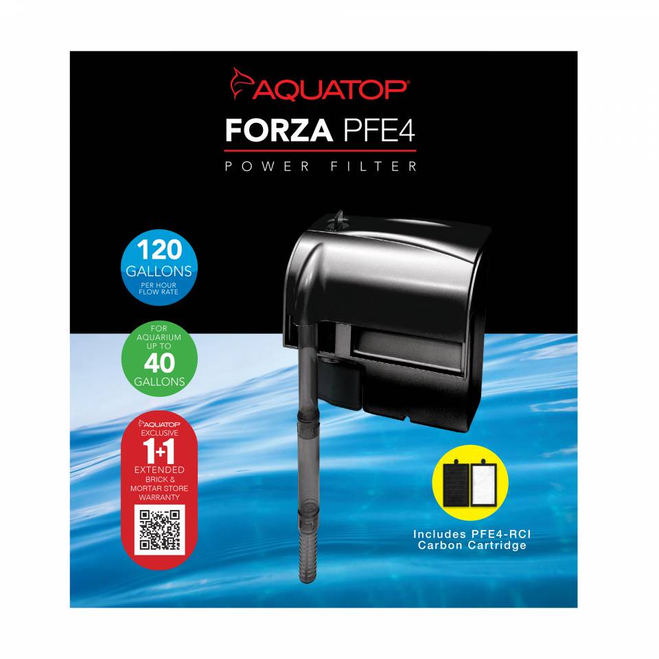 Aquatop PFE-4 FORZA Power Filter | 120 GPH