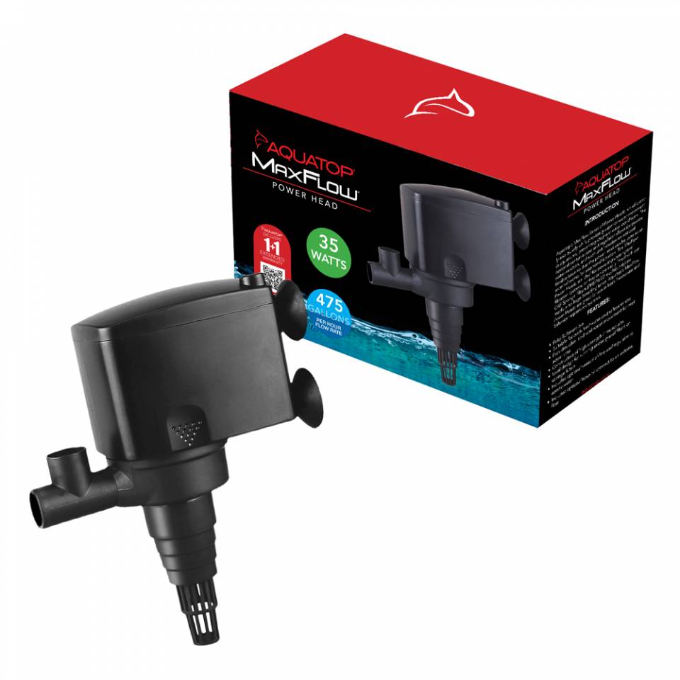 Aquatop PH-22 MaxFlow Power Head – 475 GPH